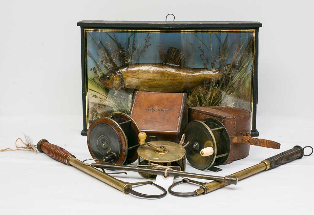 Farlow & Co. Trout Fly Reel and Block Leather Case – The Old Courthouse,  Greyabbey