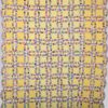 c. 1930 Yellow Double Wedding Ring Quilt - Image 8