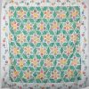 1930s Quilt Top with Flowers and Pieced Star Variation - Image 2