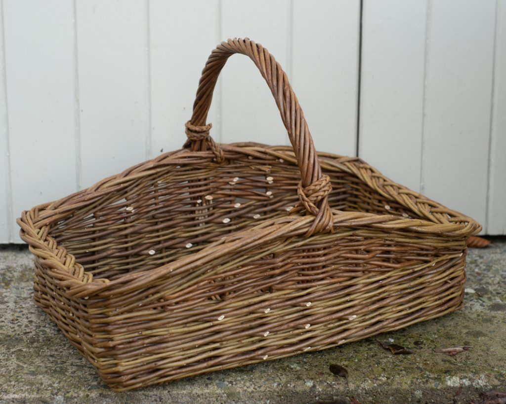 Traditional Irish Handwoven Willow Trug Basket The Old Courthouse