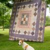 19th Century North Country Framed Quilt