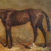 J. Hooper 18?? Horses in Stable (a pair) - Image 6