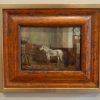 J. Hooper 18?? Horses in Stable (a pair) - Image 2