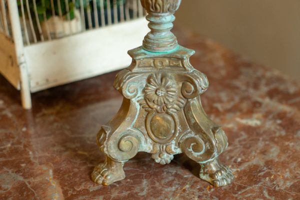 Pair of 19th century Brass Candlesticks - Image 4