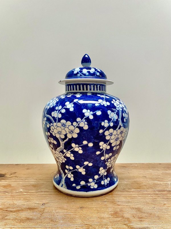 Chinese Blue & White Porcelain Ginger Jar, C. 1900, Qing Dynasty - Image 3