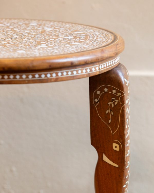 A Fine Indian Inlaid Table, c. 1920/30 - Image 3