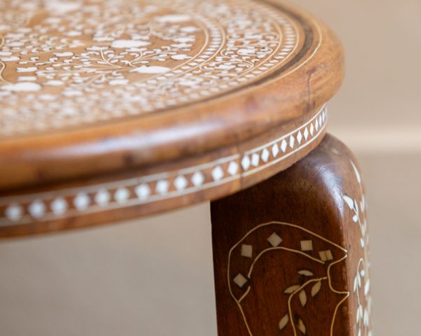 A Fine Indian Inlaid Table, c. 1920/30 - Image 6