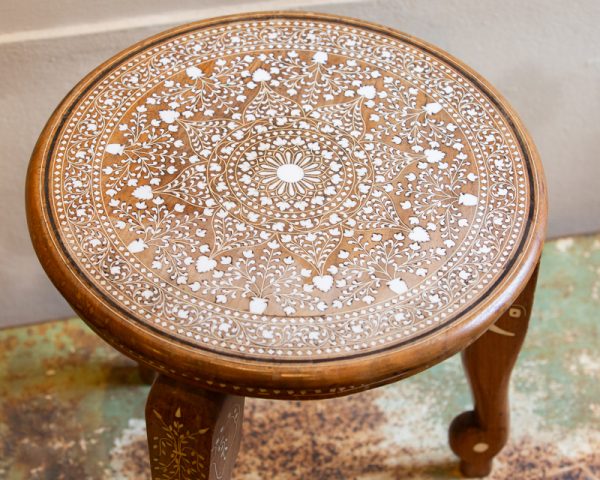 A Fine Indian Inlaid Table, c. 1920/30 - Image 10