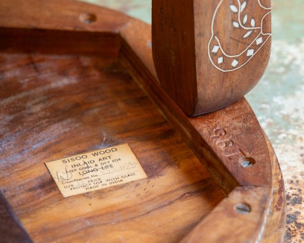 A Fine Indian Inlaid Table, c. 1920/30 - Image 11