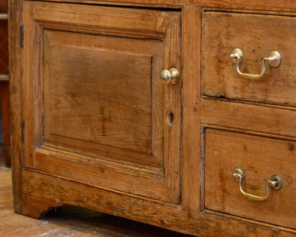 A Fine 19th C. English Pine Housekeepers Cabinet/Dresser Base - Image 2