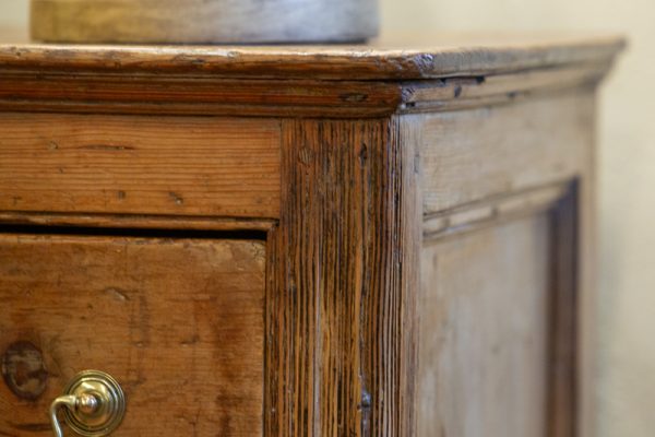 A Fine 19th C. English Pine Housekeepers Cabinet/Dresser Base - Image 8