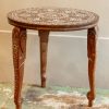 Indian Bone Inlaid Table, C. 1920/30 - Image 2
