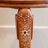 Indian Bone Inlaid Table, C. 1920/30 - Image 7