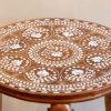 Indian Bone Inlaid Table, C. 1920/30 - Image 8