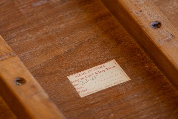 Indian Bone Inlaid Table, C. 1920/30 - Image 12