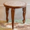 Indian Bone Inlaid Table, C. 1920/30 - Image 14