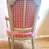 Antique Louis XV French "Fauteuils" Chair, newly upholstered - Image 5