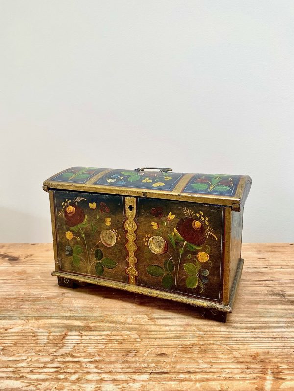 Late 19th Century Norwegian Folk Art Chest