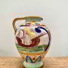 Large Vintage Continental Sgraffito Vase/Jug - Image 3