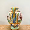 Large Vintage Continental Sgraffito Vase/Jug - Image 4