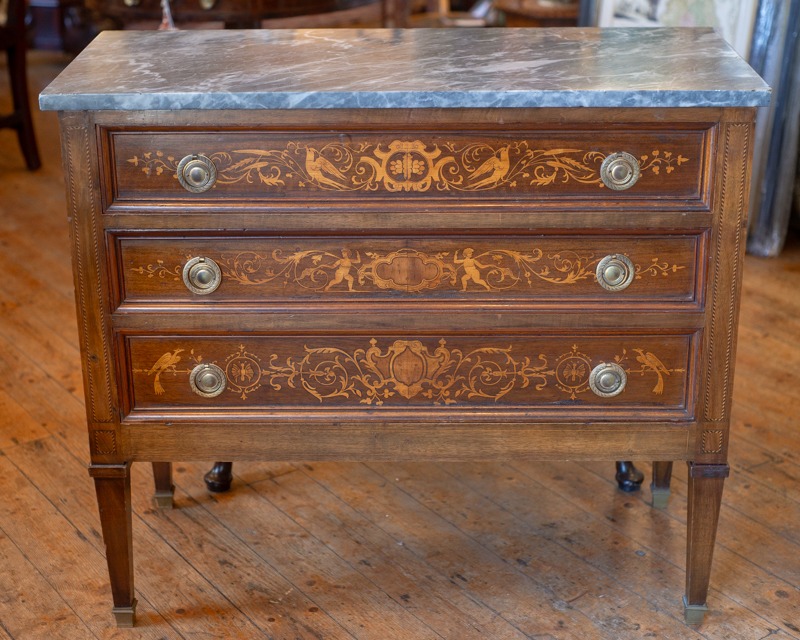 French Marble Topped Commode – The Old Courthouse, Greyabbey