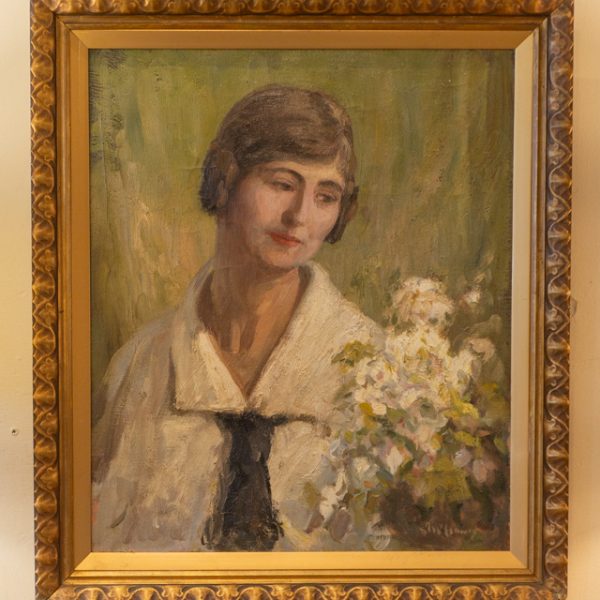 Portrait of Emily Brown Signed Thomas Hoey, c.1930
