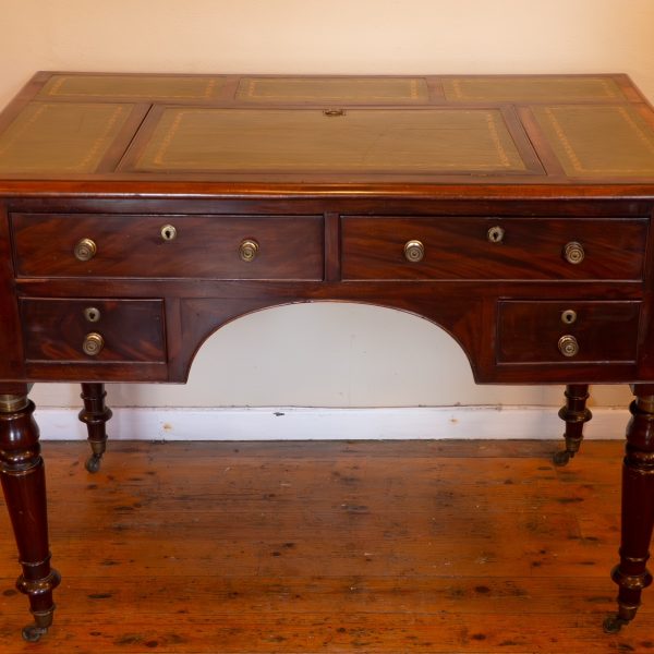 William IV Period Campaign Writing Desk