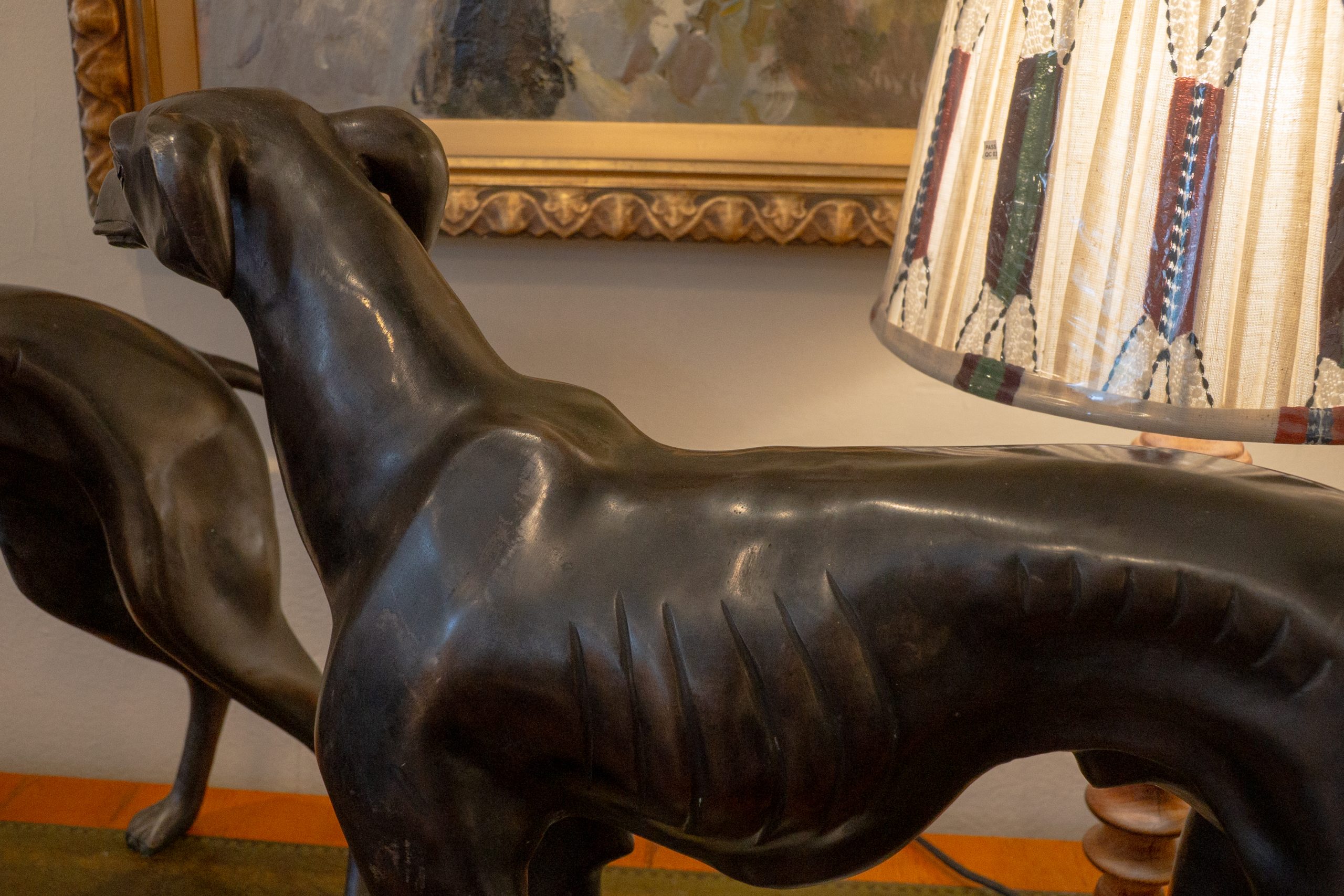 Bronze Whippets Mid 20th Century - Image 2