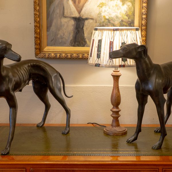 Bronze Whippets Mid 20th Century
