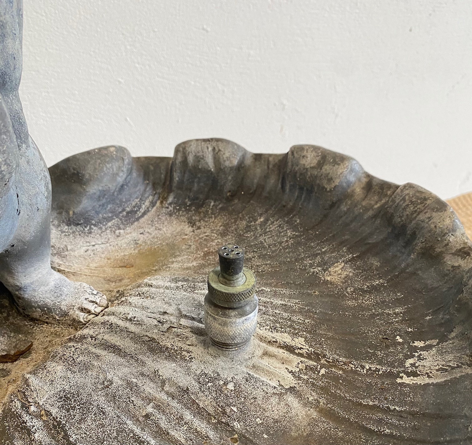 French Lead Cherub Fountain, 19th C. - Image 3
