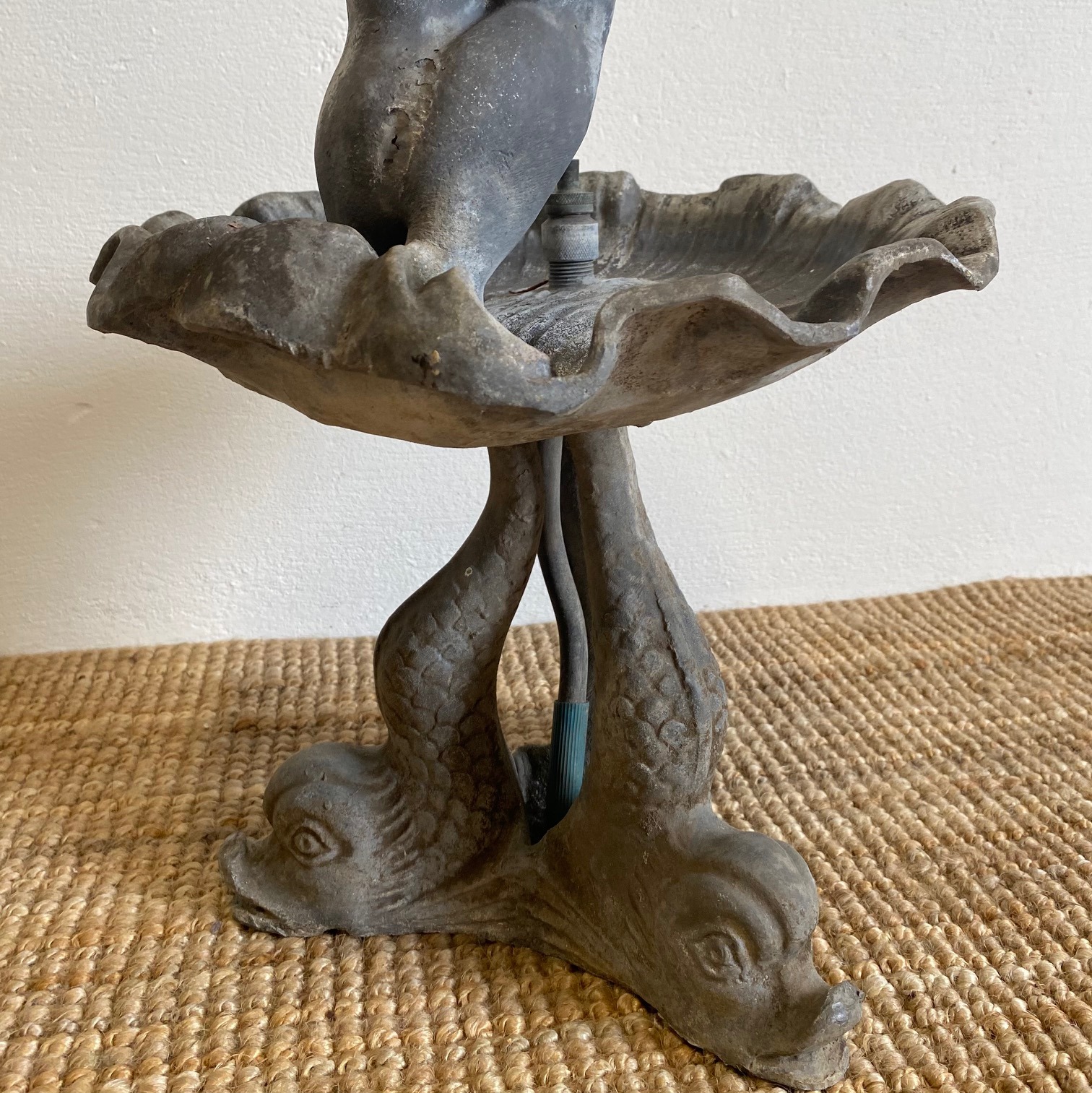 French Lead Cherub Fountain, 19th C. - Image 5