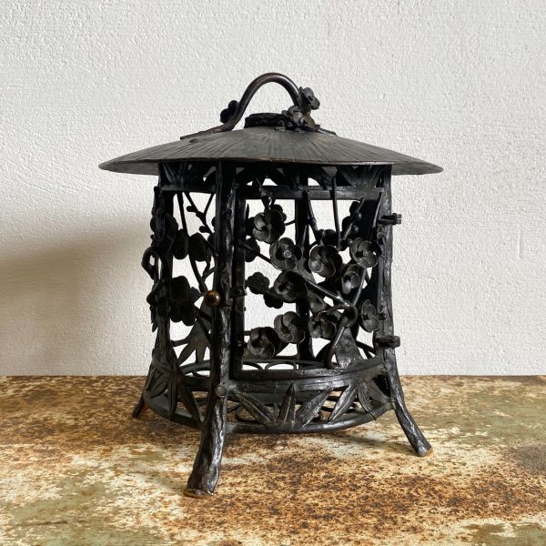 Antique Japanese Bronze Lantern