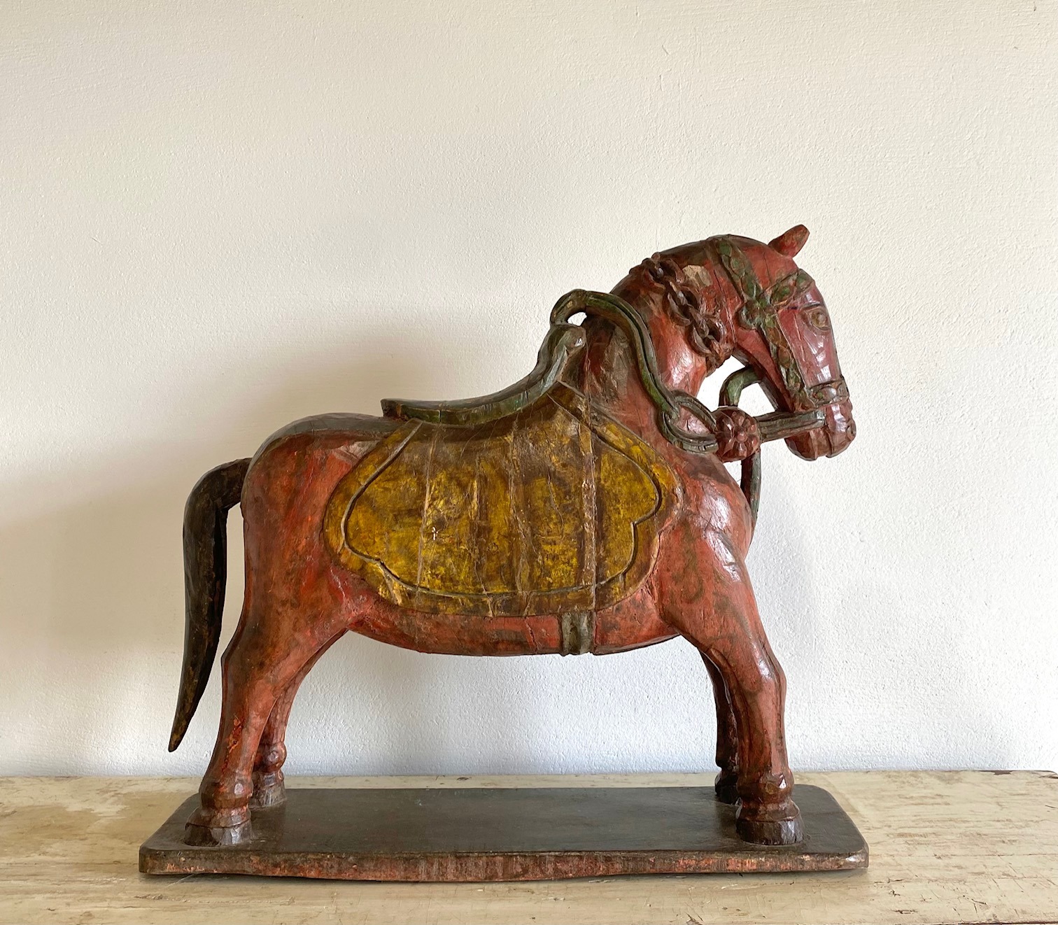 Indian Hand-painted Horse - Image 2