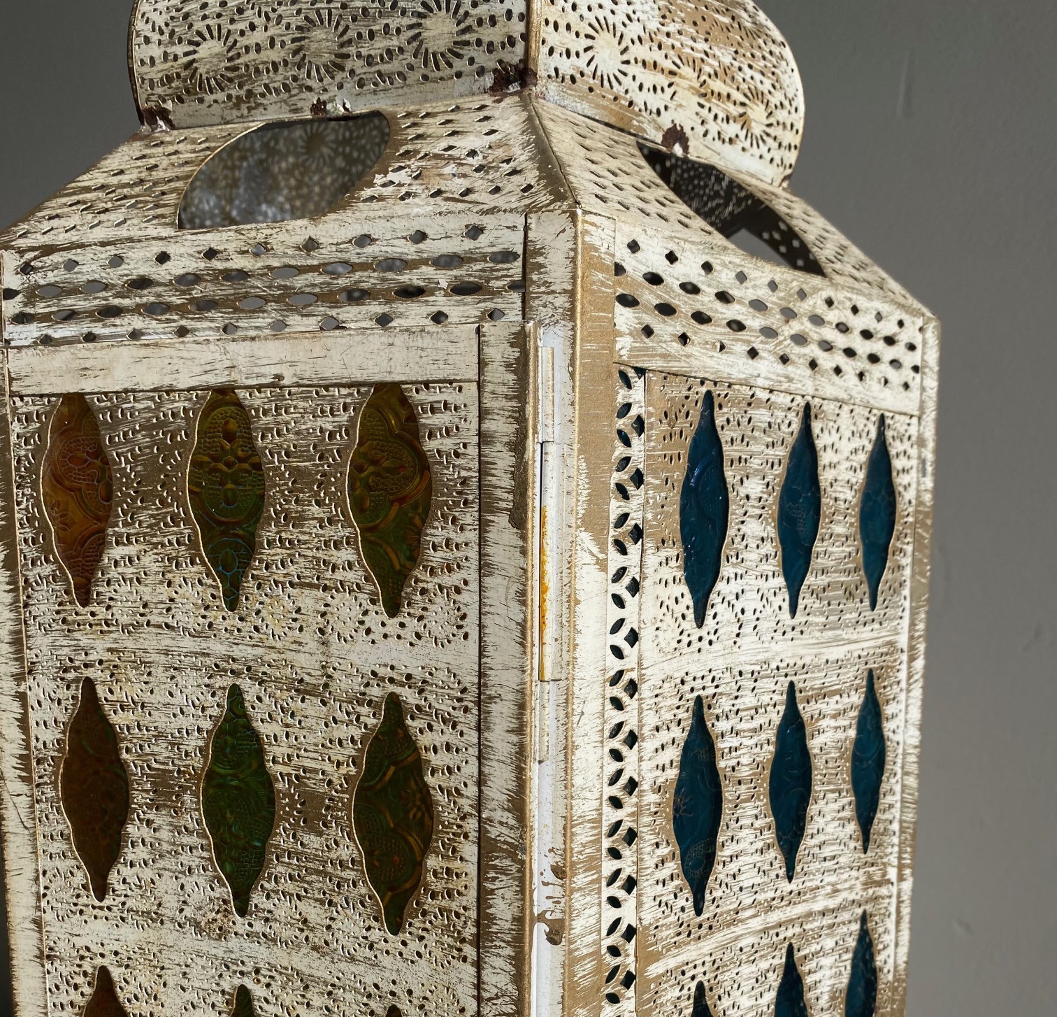 Large Antique Indian Lantern - Image 2