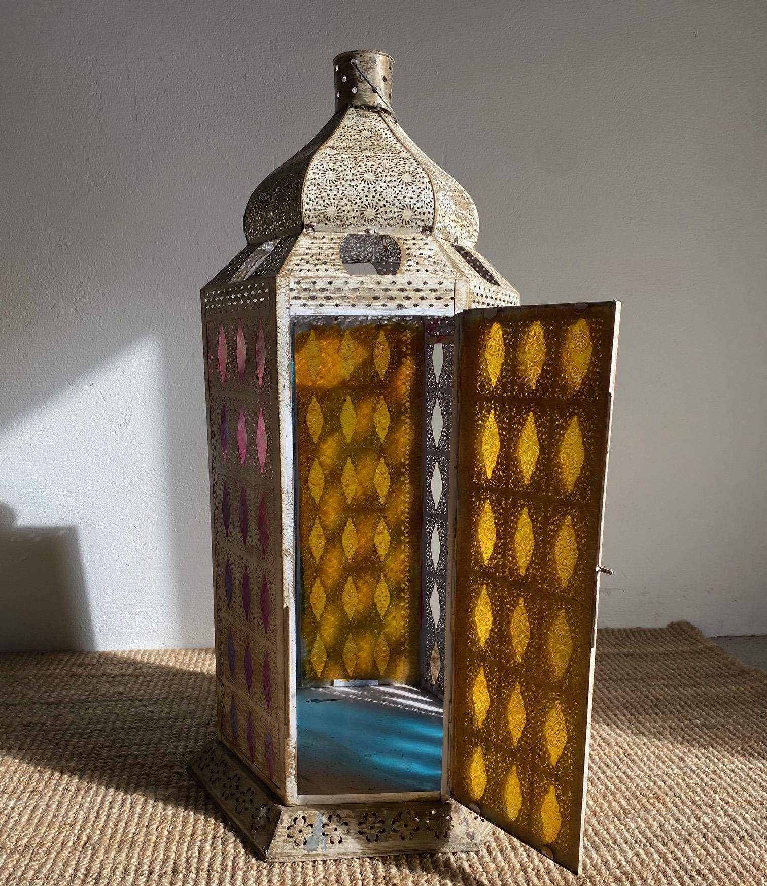 Large Antique Indian Lantern - Image 3