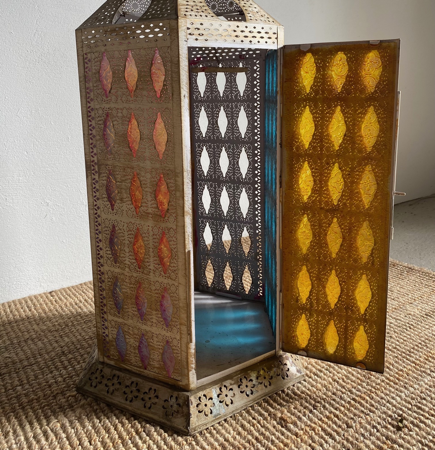 Large Antique Indian Lantern - Image 7