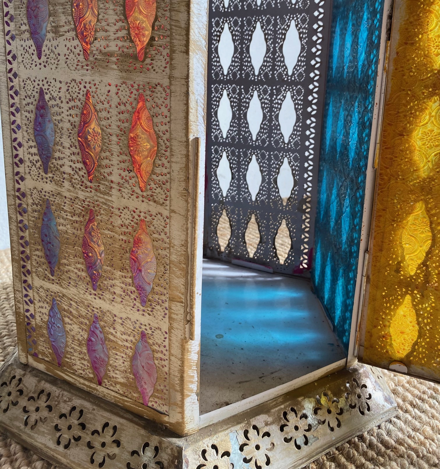 Large Antique Indian Lantern - Image 8